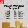 Pouch Window Ecopack ukuran 1.1
