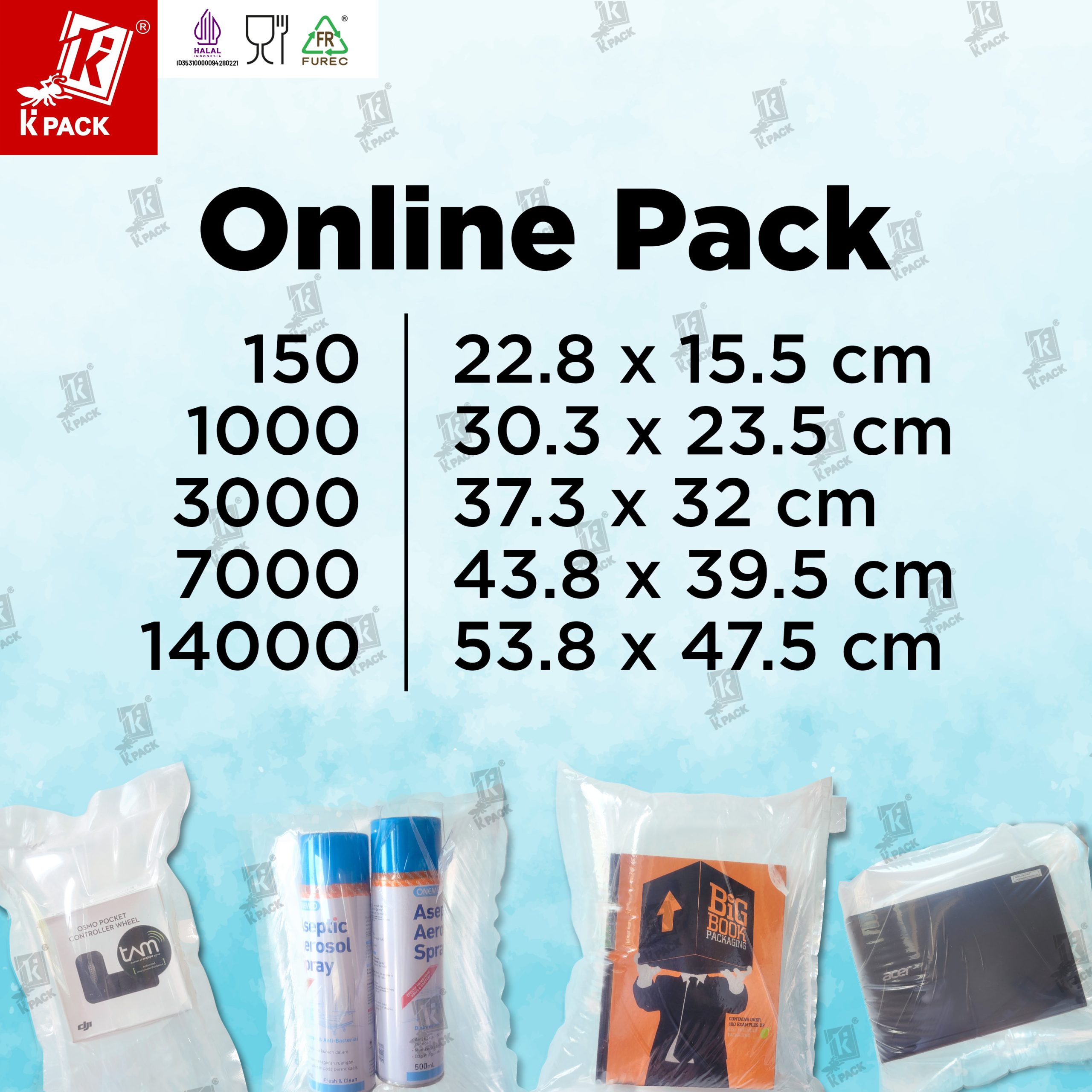 Online Pack Ukuran 1.1