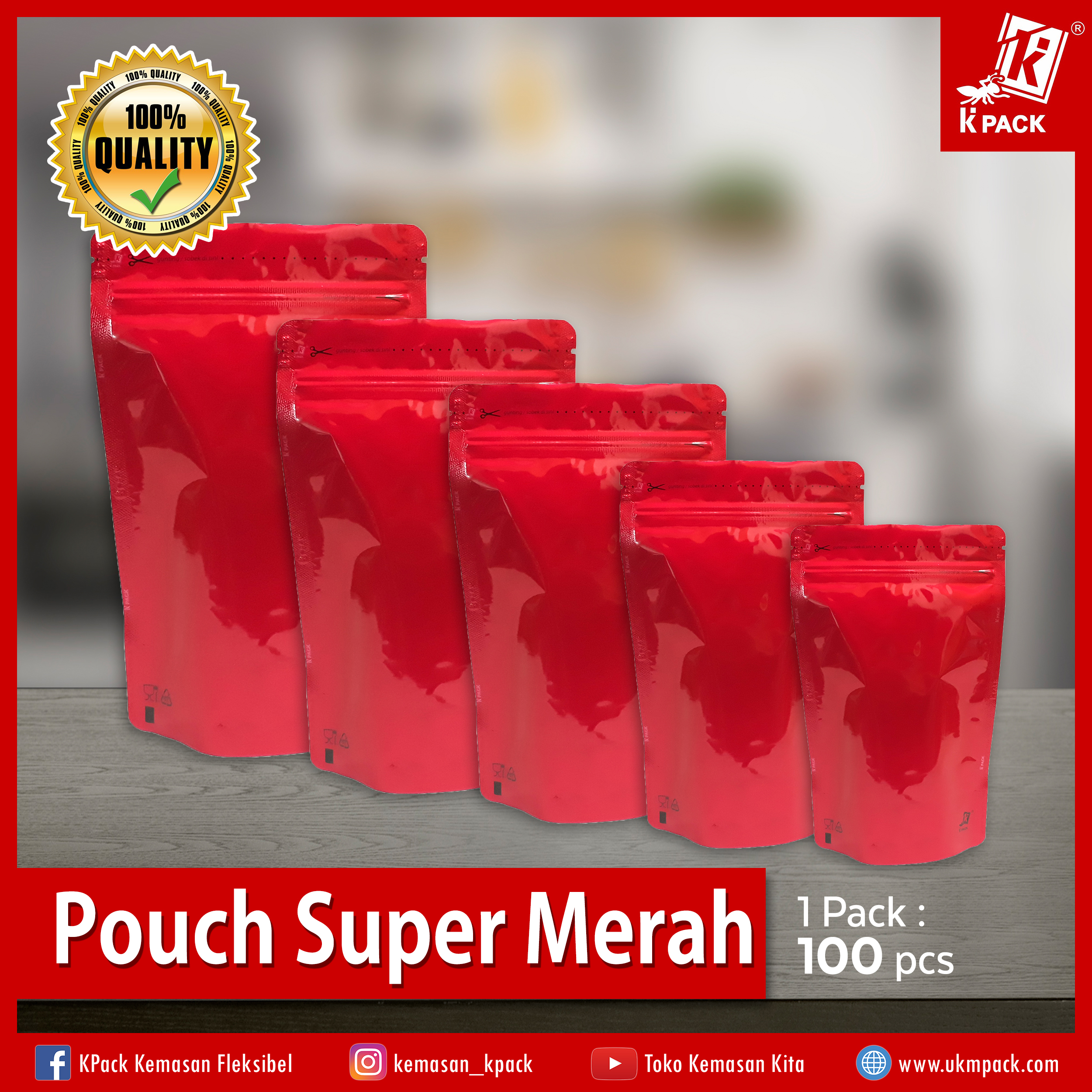 Tokped_Pouch Super Merah Utama