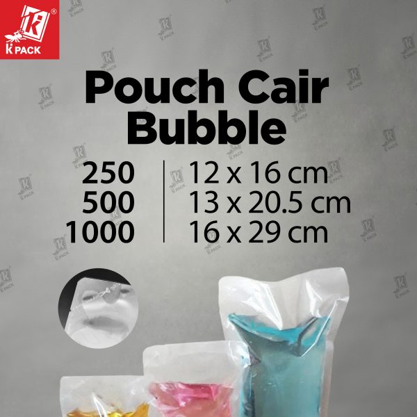 Pouch Cair Bubble ukuran 1.1