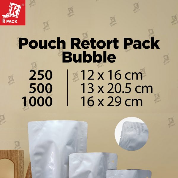 Pouch Retort Pack Bubble ukuran 1.1