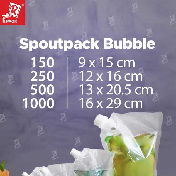 Spoutpack Bubble ukuran 1.1