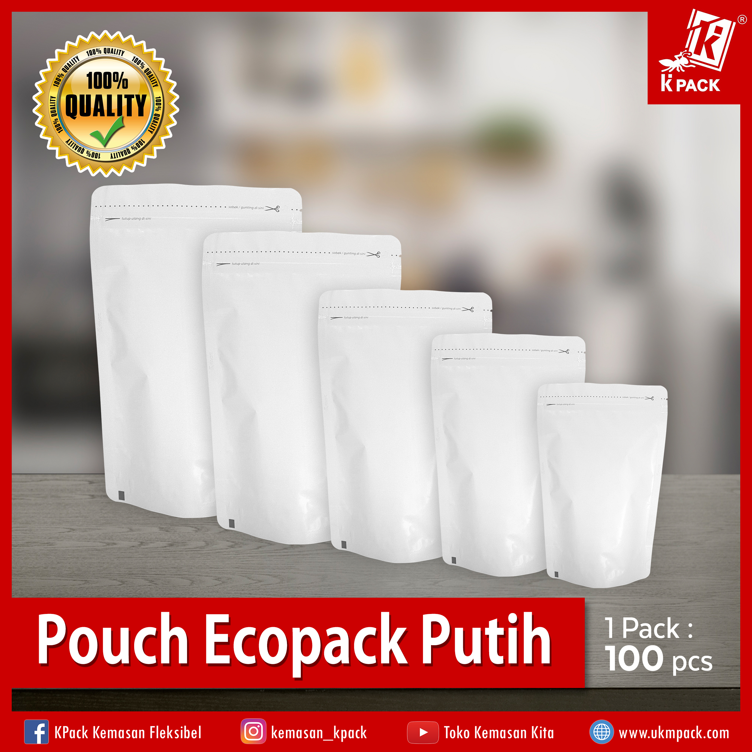 Tokped_Pouch Ecopack Putih Utama
